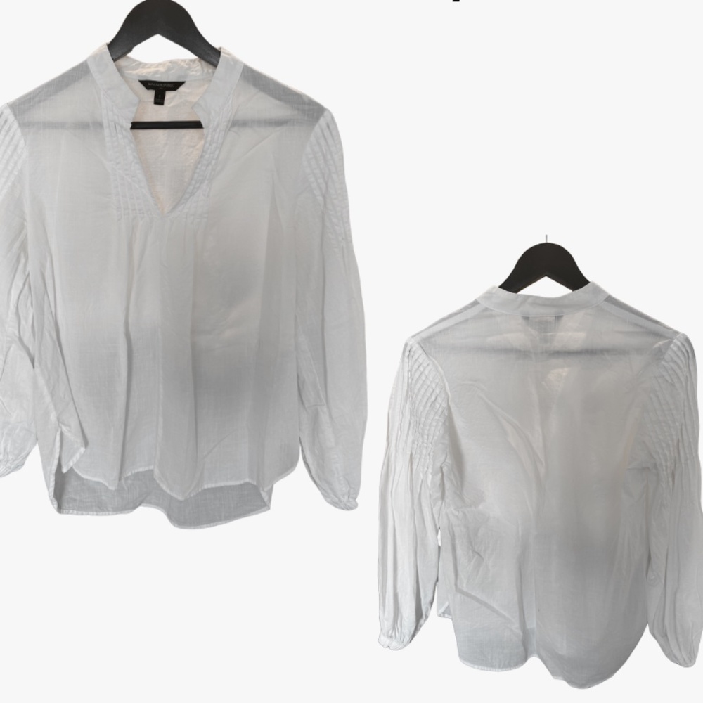 Banana Republic linen blend top